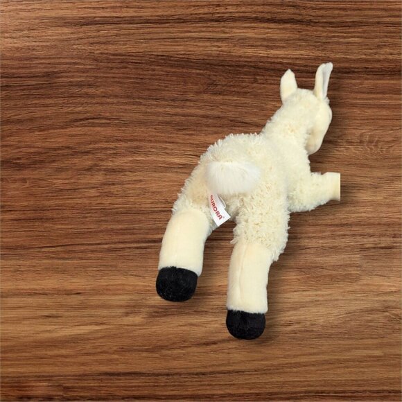 Aurora 12" Llama Flopsie Plush Stuffed Animal Toy cream black  cuddly - Picture 8 of 11